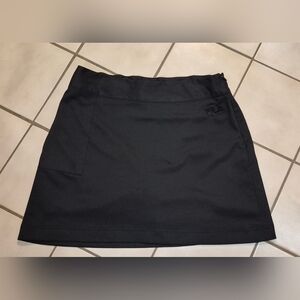 FILA Sport Golf Black Skort with Built-In Shorts Size 8